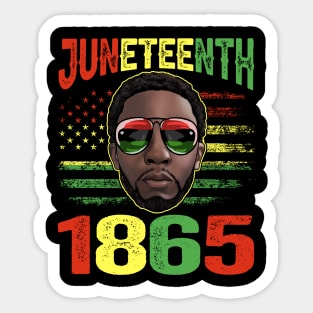 Juneteenth Is My Independence Day Black King Fathers Day Men Sticker